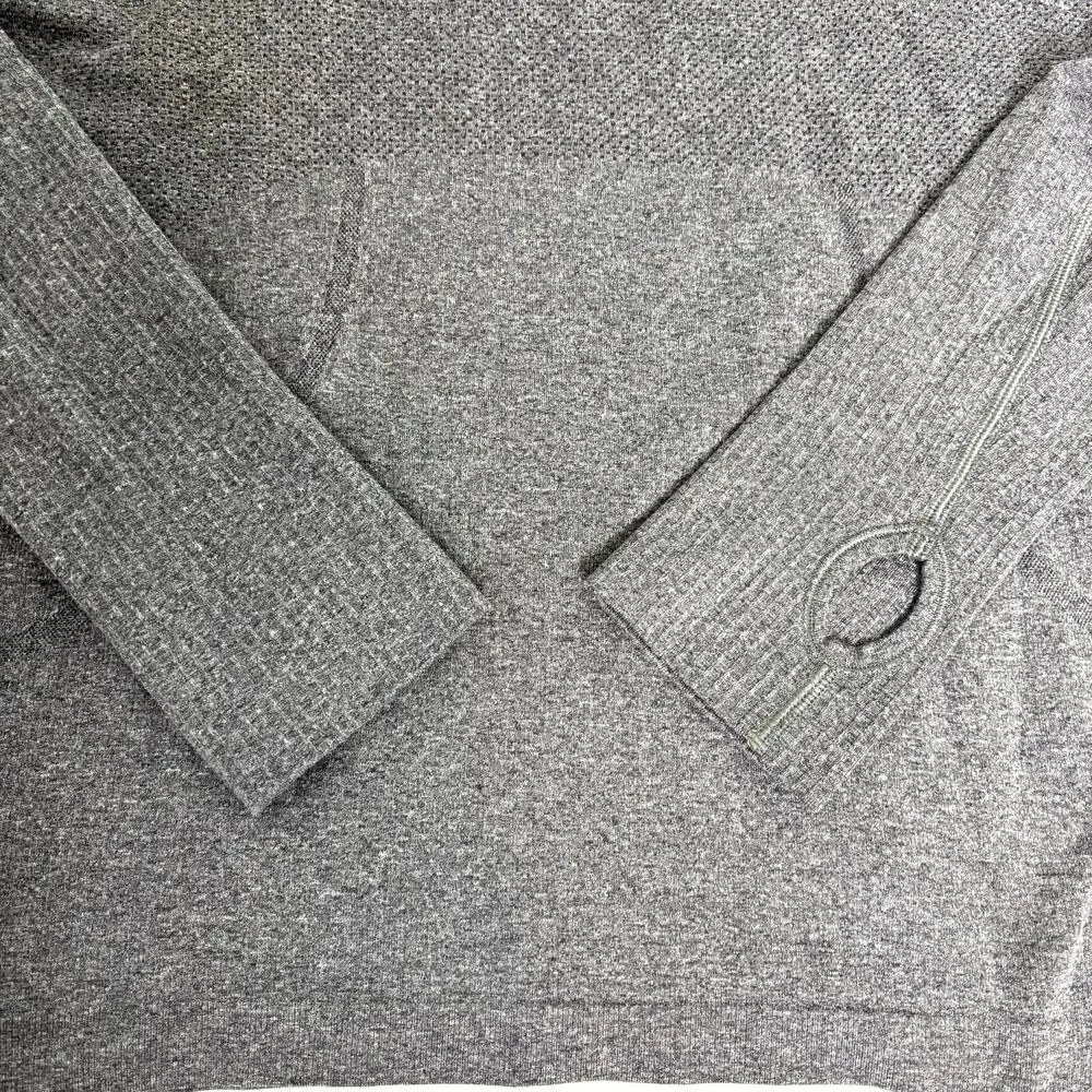 Lululemon Women’s Long Sleeve Swiftly Tech Gray Crew Neck Shirt 6